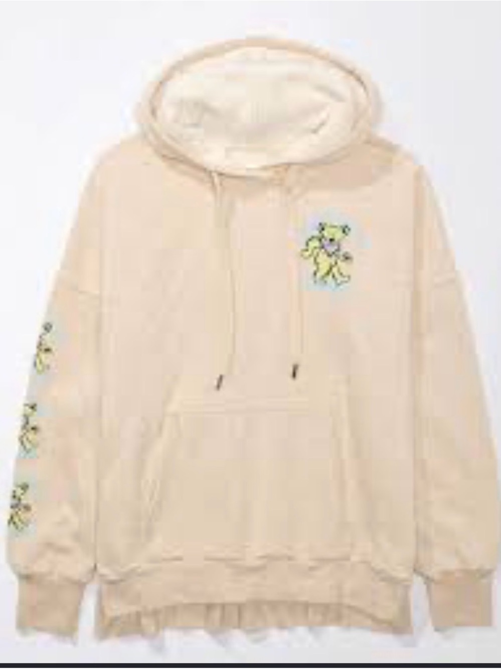 American Eagle Grateful Dead Cream Pullover Hoodie